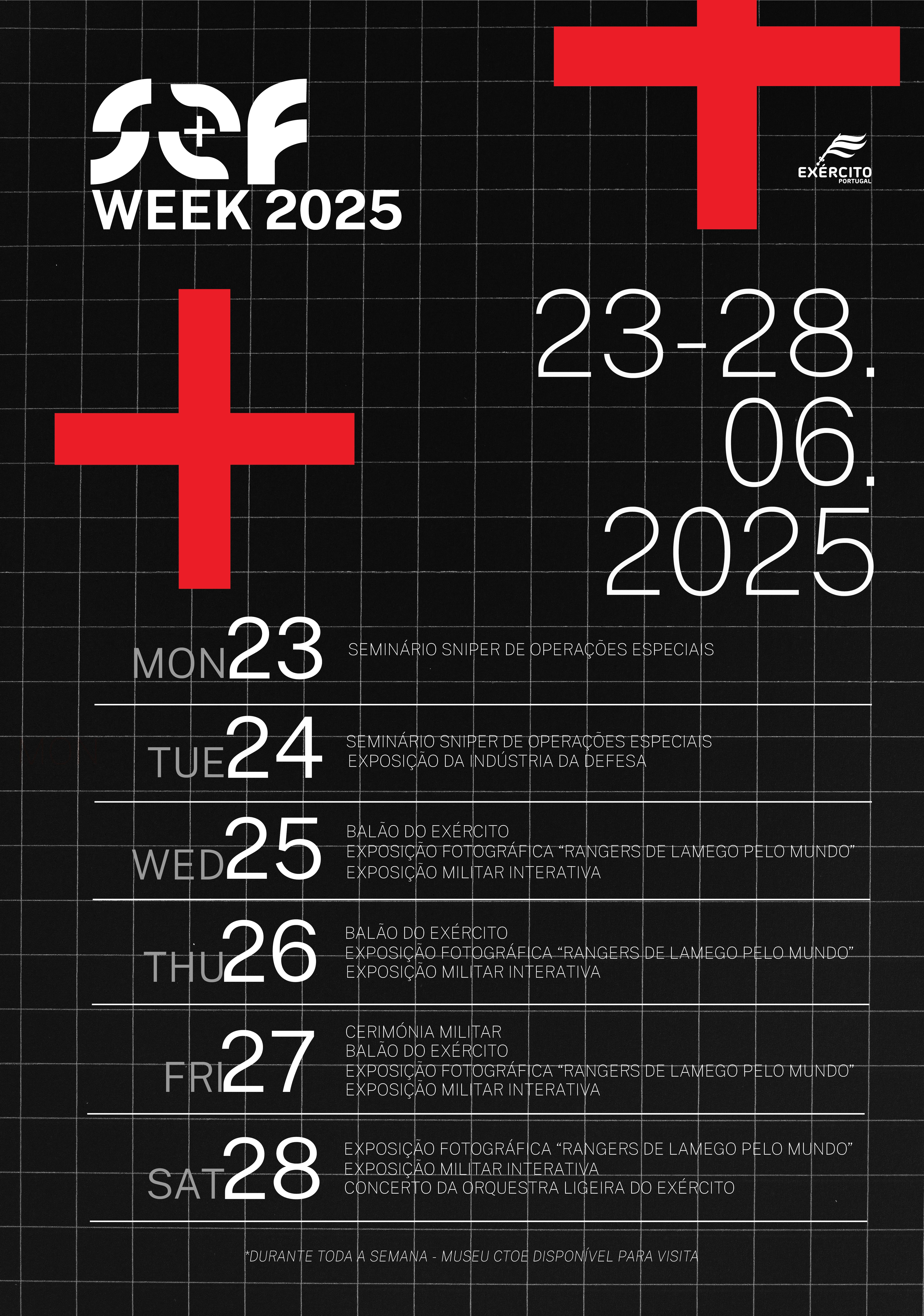 SOF WEEK Schedule